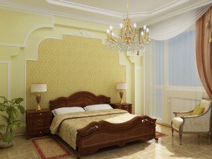 Дизайн стін у спальні